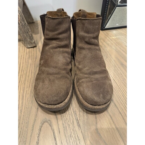 Born Brody Distressed Glazed Ginger Chelsea Suede Boot 9.5 Men 42.5 - Picture 11 of 13